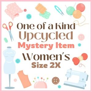 Mystery Box One of a Kind Upcycled Item Women’s PLUS SIZE 2X Unique Fun Surprise